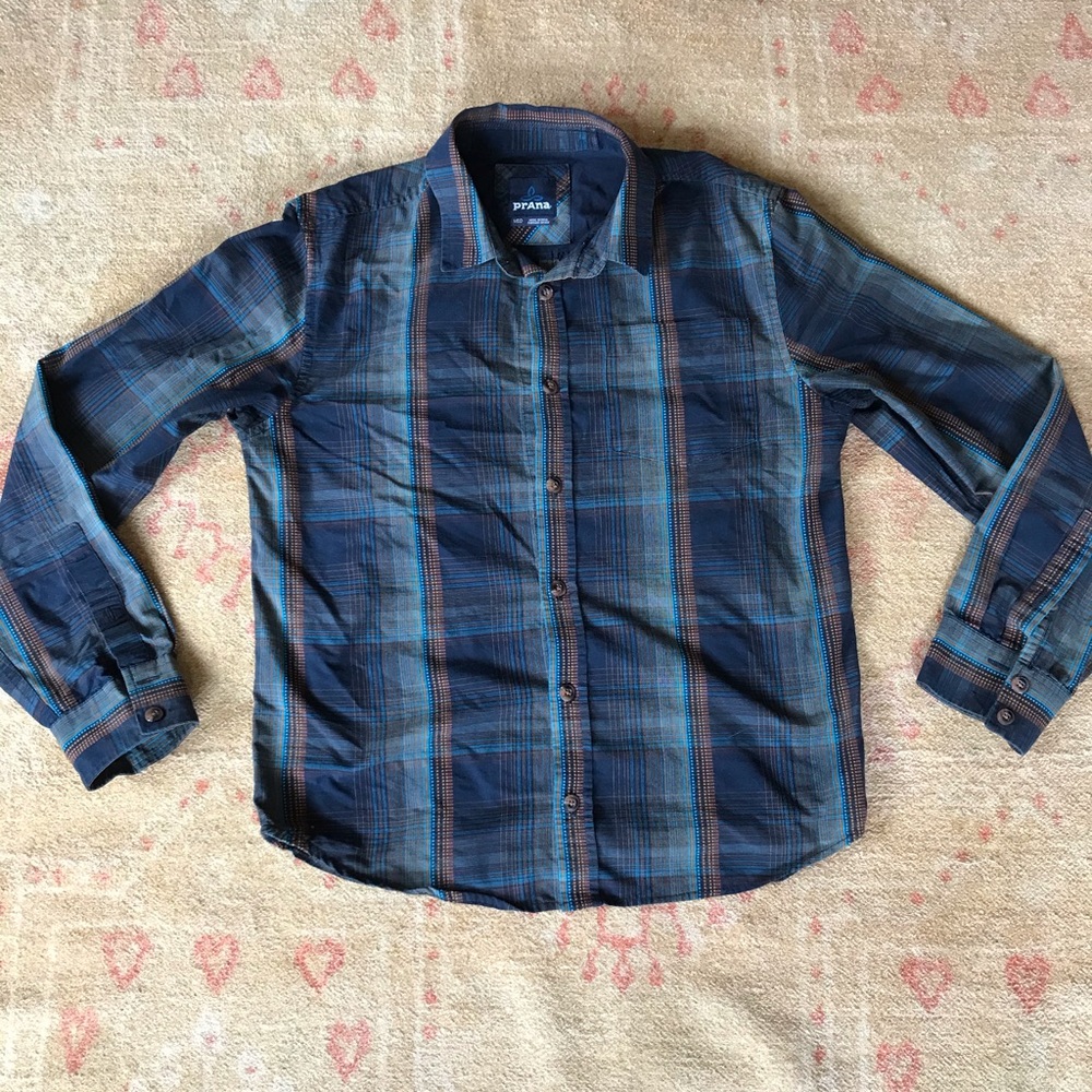 Prana long sleeve button up shirt